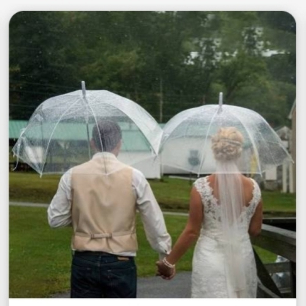 Clear Wedding Umbrellas